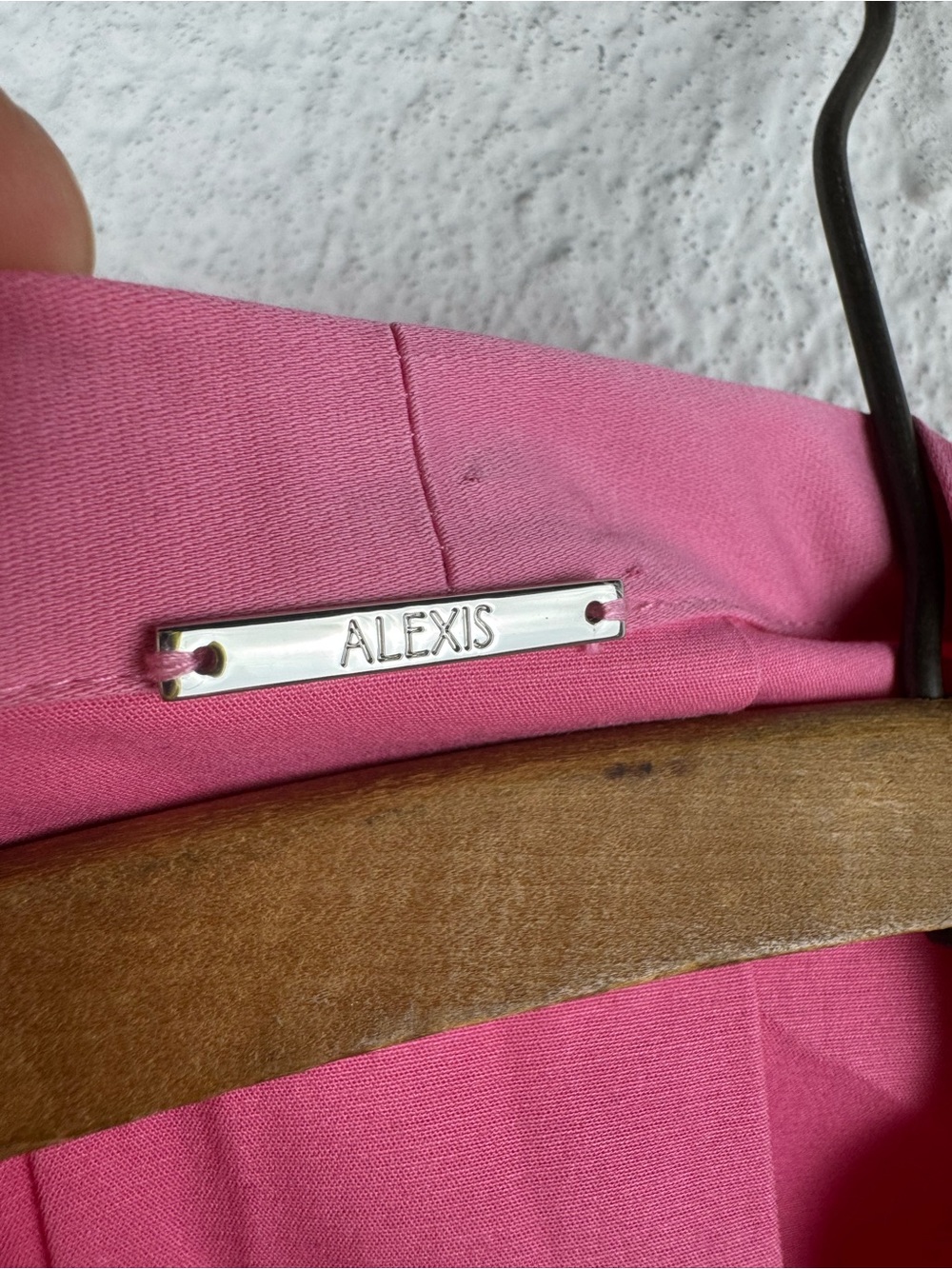 ALEXIS Bree Gathered Poplin Belted Mini Dress Pink XS - Picture 4 of 10